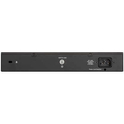 D-Link 24-port 1000/100/10 Mbps internal black switch