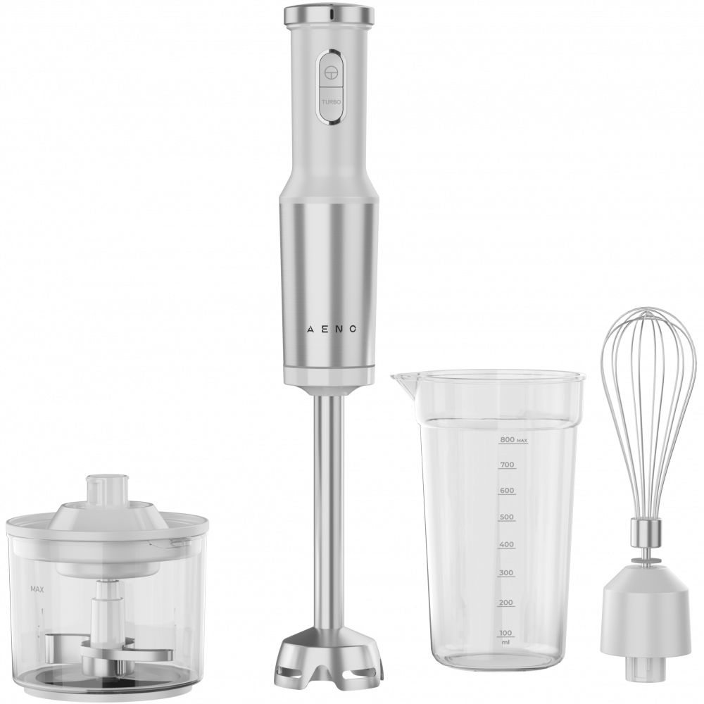 AENO Blender ręczny HB4 1200W turbo biały zestaw