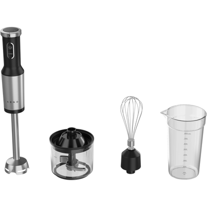 AENO Stabmixer HB4 1200W Turbo Schwarz Set