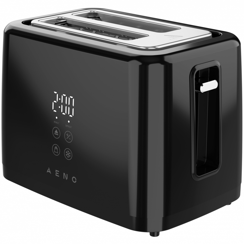 AENO Toaster TS2 mit Digitalanzeige, 7 Stufen, schwarz