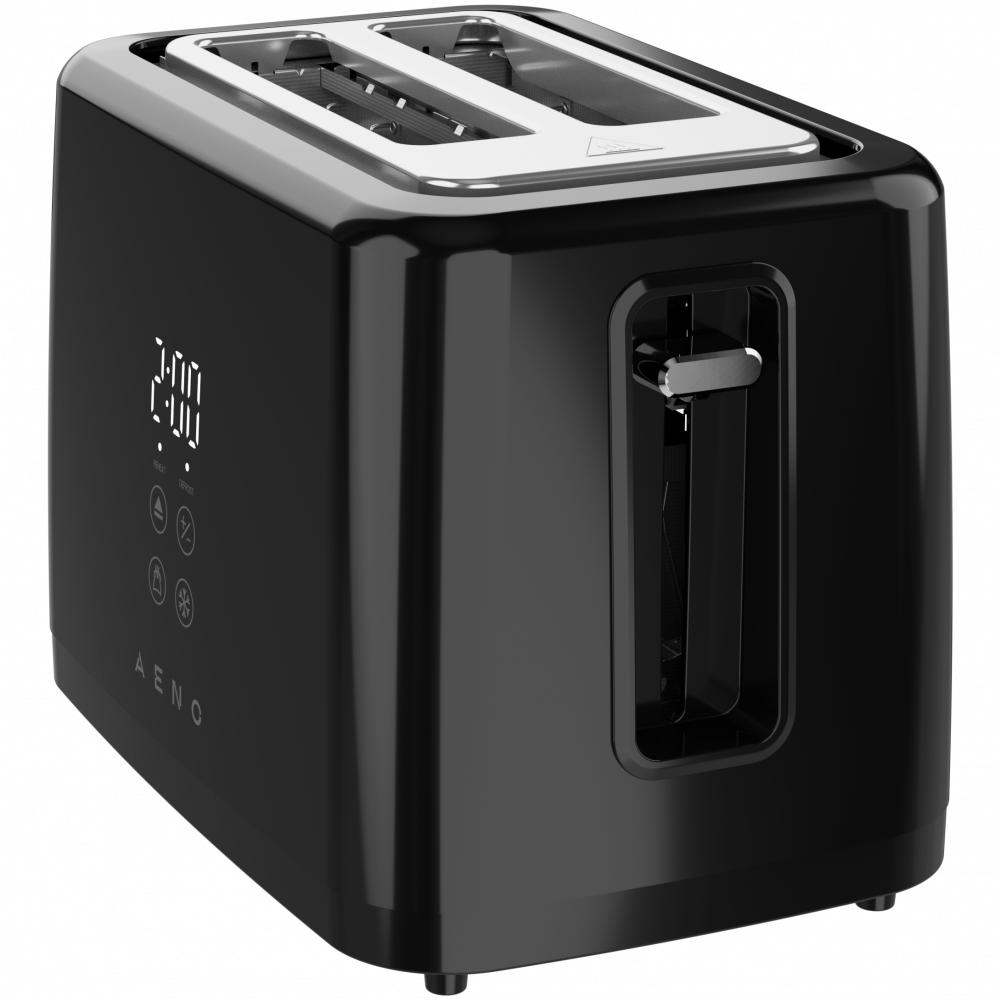 AENO Toaster TS2 mit Digitalanzeige, 7 Stufen, schwarz
