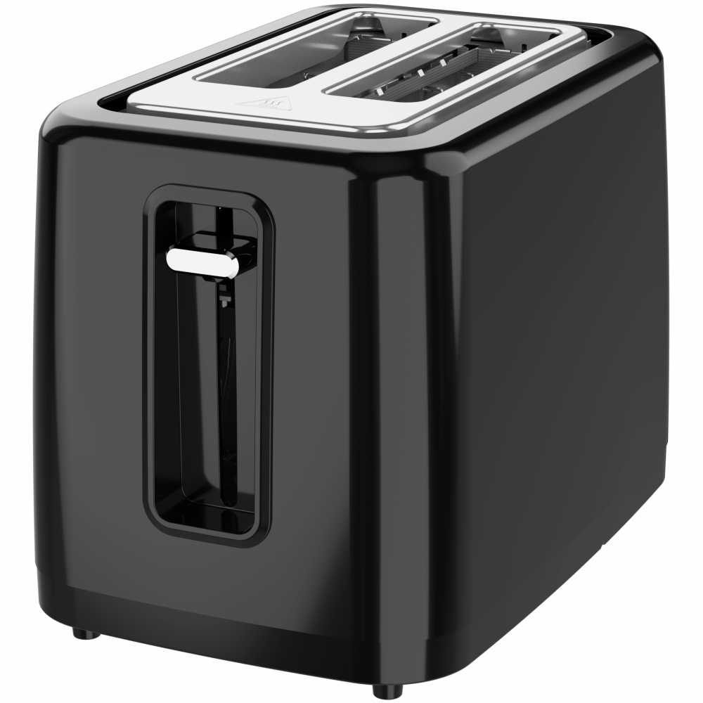 AENO Toaster TS2 mit Digitalanzeige, 7 Stufen, schwarz