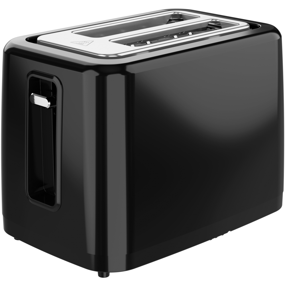 AENO Toaster TS2 mit Digitalanzeige, 7 Stufen, schwarz
