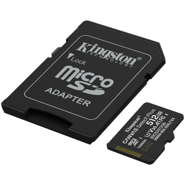 Karta microSDXC Kingston 512 GB UHS-I U3 V30 czarna