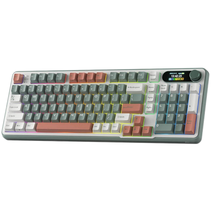 Royal Kludge S98 Mechanical Keyboard, Brown Switch, Green