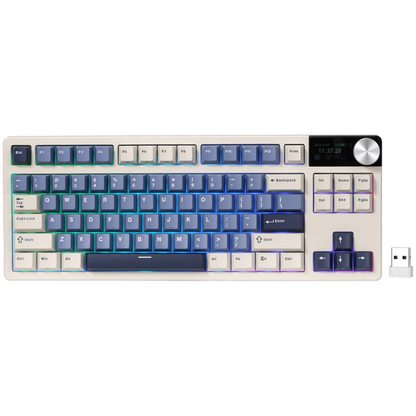 Mechanische Tastatur Royal Kludge S85 Cloud Switch blau