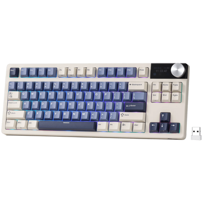 Mechanische Tastatur Royal Kludge S85 Cloud Switch blau