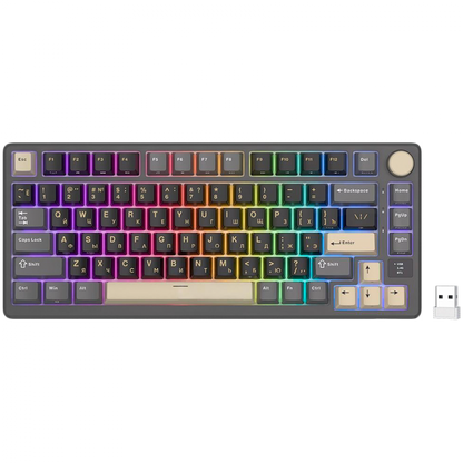 Royal Kludge M75 Mechanical Keyboard Silver Switch Graphite