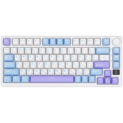 Royal Kludge M75 Brown Switch Mechanical Keyboard, white