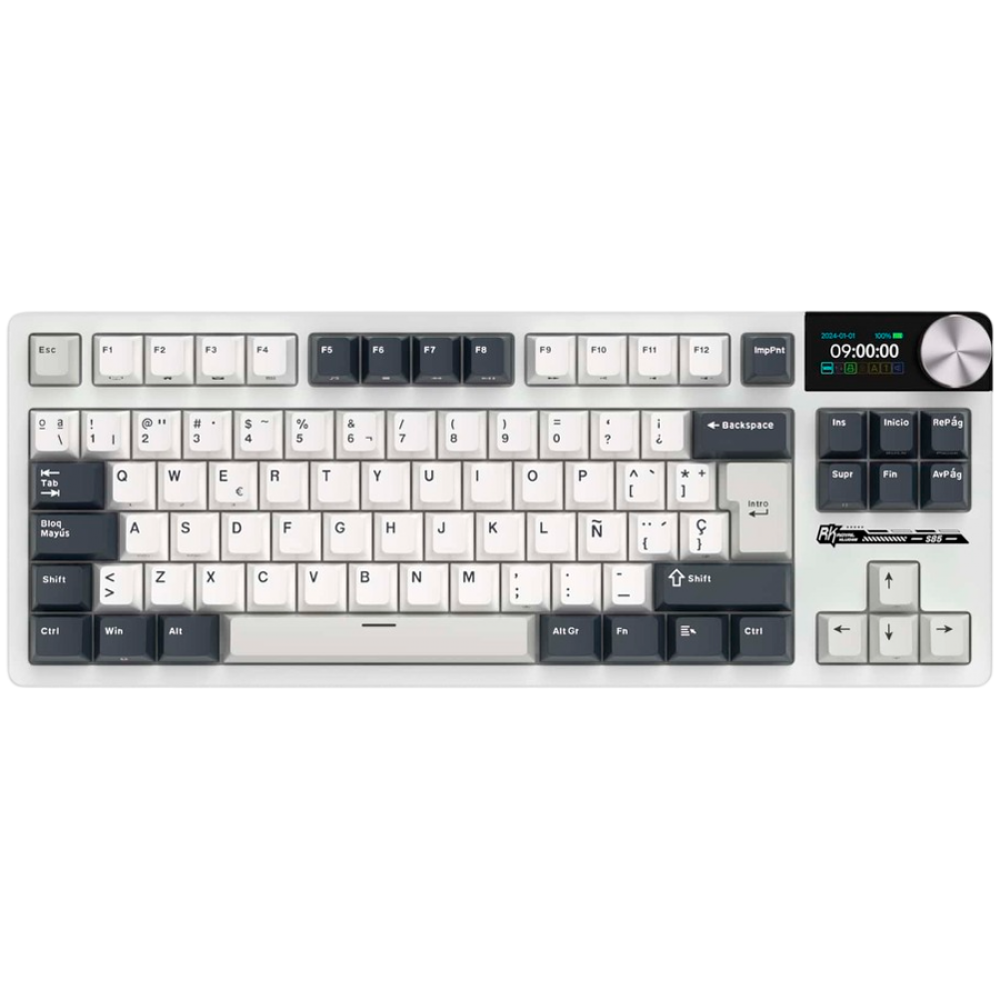 Mechanische Tastatur Royal Kludge S85 Beige Switch weiß