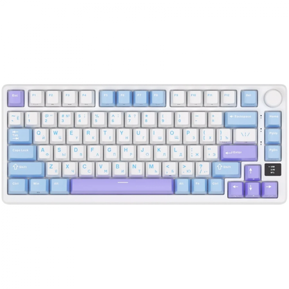 Royal Kludge M75 Silver Switch mechanical keyboard, white