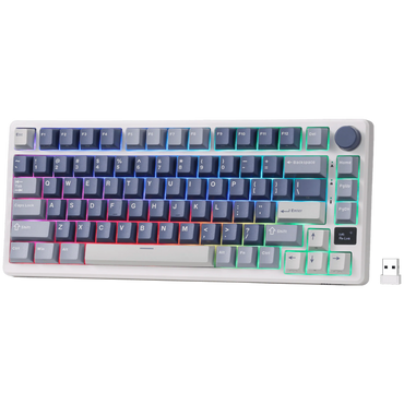 Royal Kludge M75 Mechanical Keyboard Brown Switch Blue