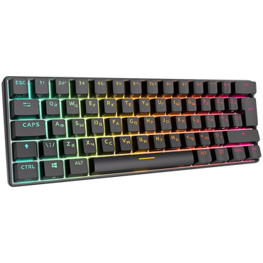 Royal Kludge 61 Mechanical Keyboard Brown Switch Black