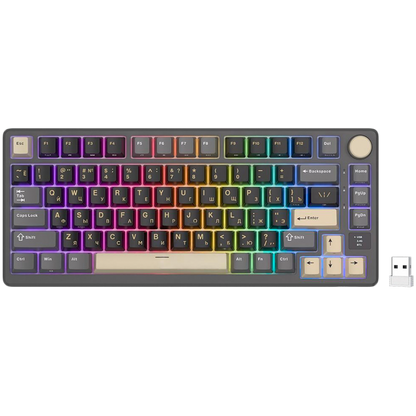 Royal Kludge M75 Mechanical Keyboard Brown Switch Graphite