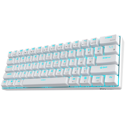 Royal Kludge 61 Red Switch Mechanical Keyboard, white