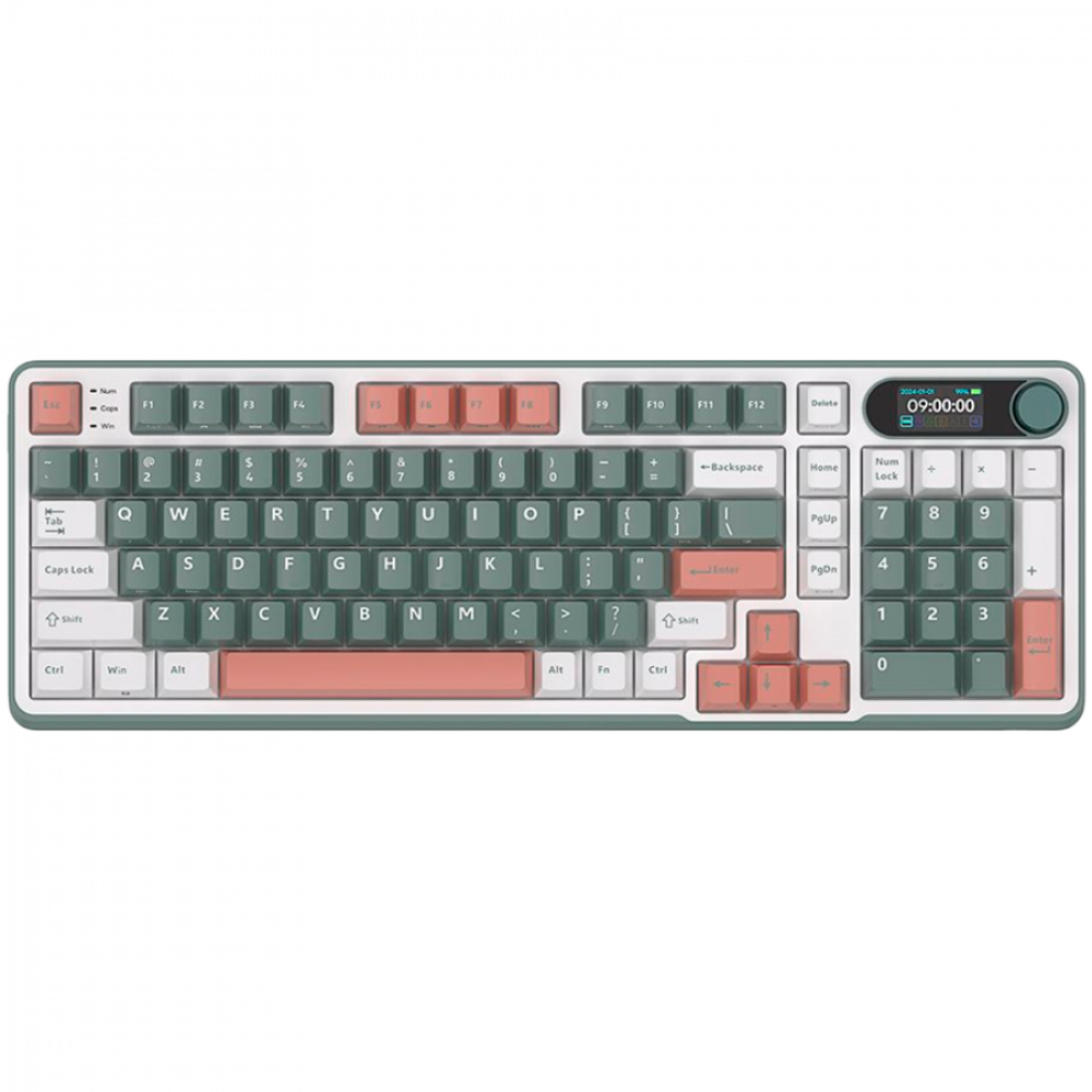 Royal Kludge S98 Chartreuse Switch Green Mechanical Keyboard