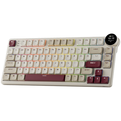Mechanische Tastatur Royal Kludge N80 Red Switch rosa