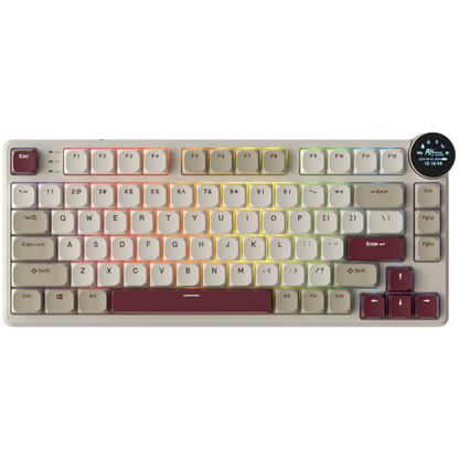 Mechanische Tastatur Royal Kludge N80 Brown Switch Rosa