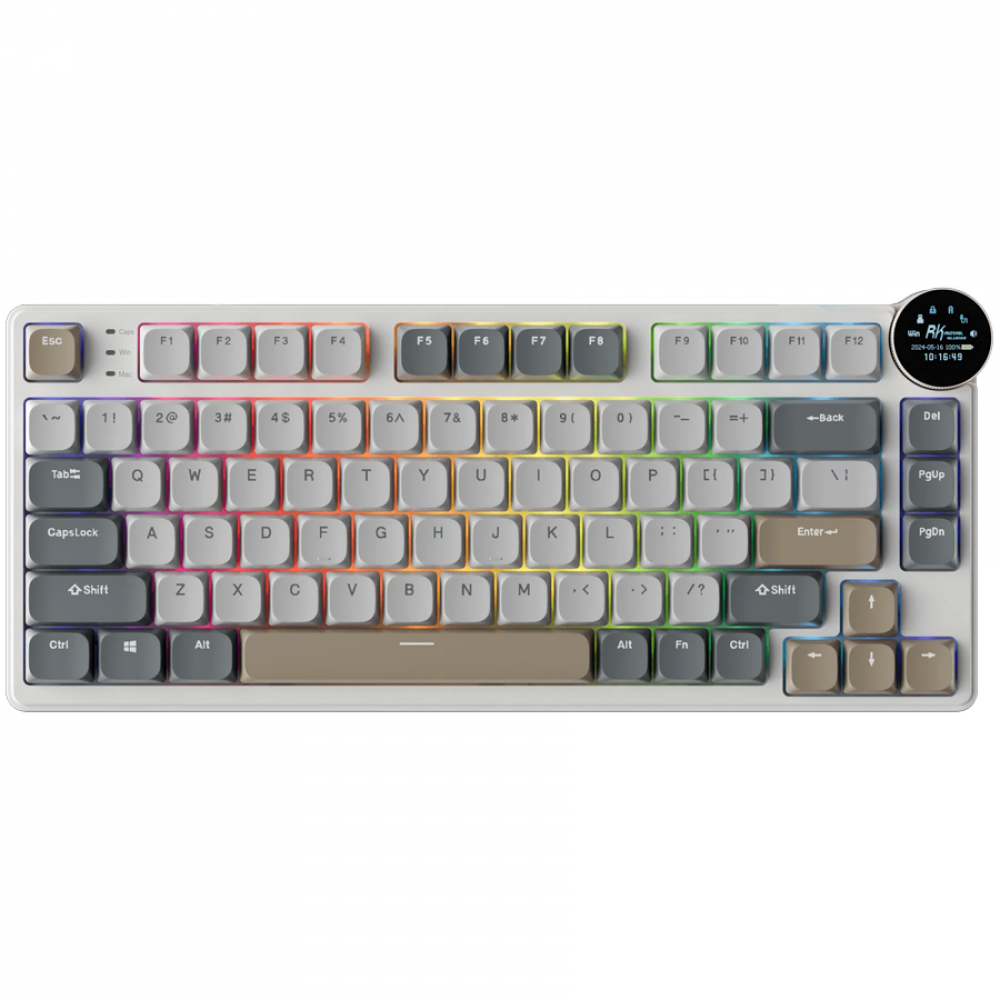 ROYAL KLUDGE RK N80 Pearly Dawn RGB Gaming Keyboard