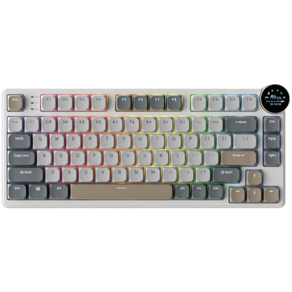 ROYAL KLUDGE RK N80 Pearly Dawn RGB Gaming Keyboard