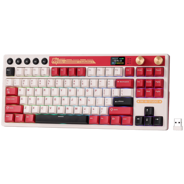 Royal Kludge M87 Beige Switch Mechanical Keyboard beige