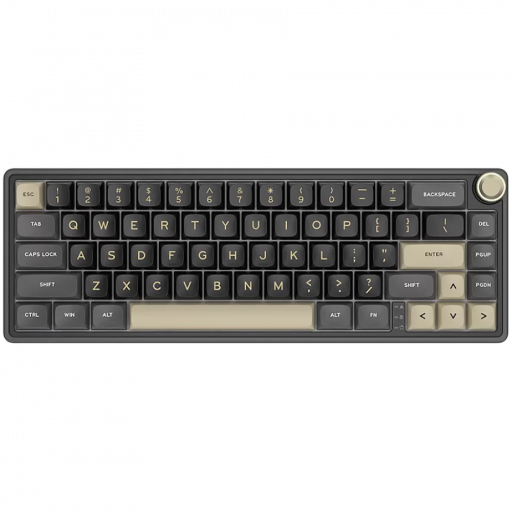 Klawiatura mechaniczna Royal Kludge R65 Chartreuse Switch grafitowa