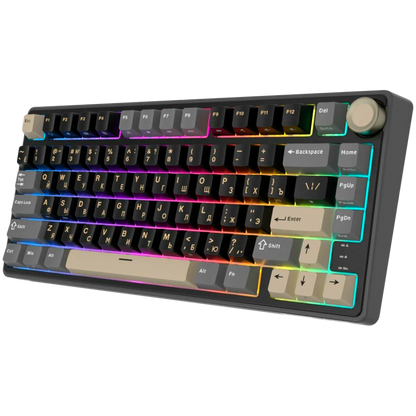 ROYAL KLUDGE R75 Wired Gaming Keyboard with RGB Phantom Backlight