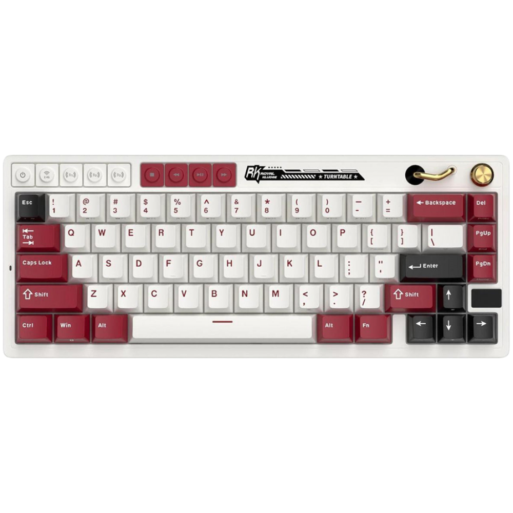 Mechanische Tastatur Royal Kludge M65 Beige Switch beigefarben
