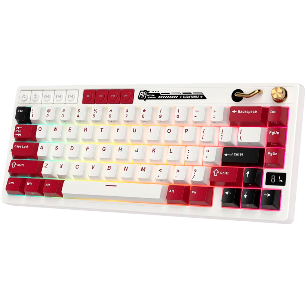 Mechanische Tastatur Royal Kludge M65 Beige Switch beigefarben