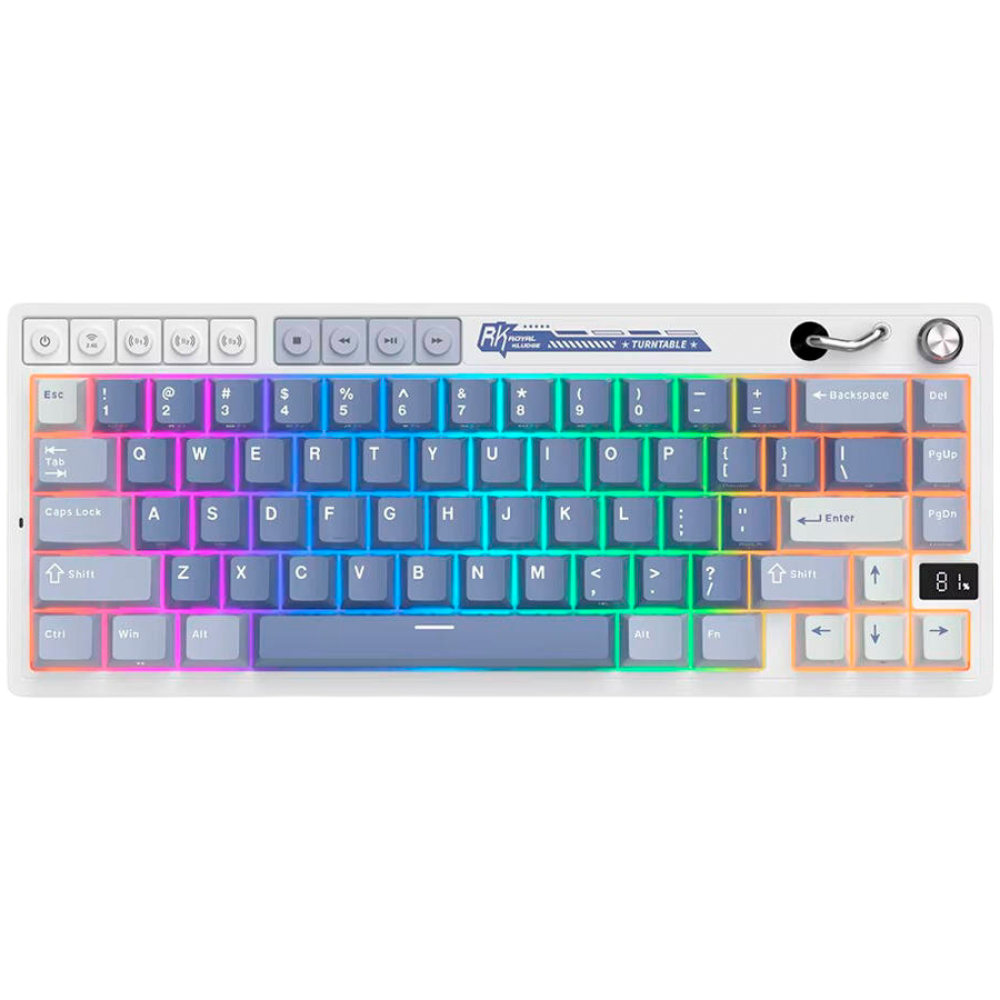 Royal Kludge M65 Mechanical Keyboard Beige Blue Switch