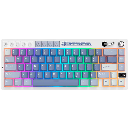 Royal Kludge M65 Mechanical Keyboard Beige Blue Switch
