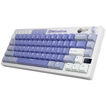 Royal Kludge M65 Mechanical Keyboard Beige Blue Switch
