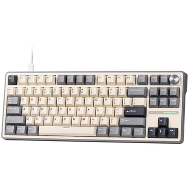 Gaming Keyboard ROYAL KLUDGE R87Pro Wired RGB Half Grey
