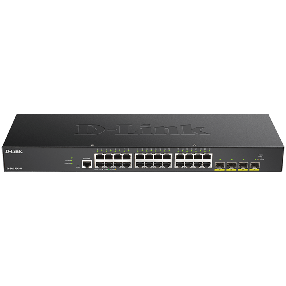 D-Link 28-Port Gigabit Smart Switch Black