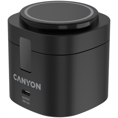 4-in-1 30W Ladestation + 65W USB-C Adapter Canyon OnCharge 405 schwarz