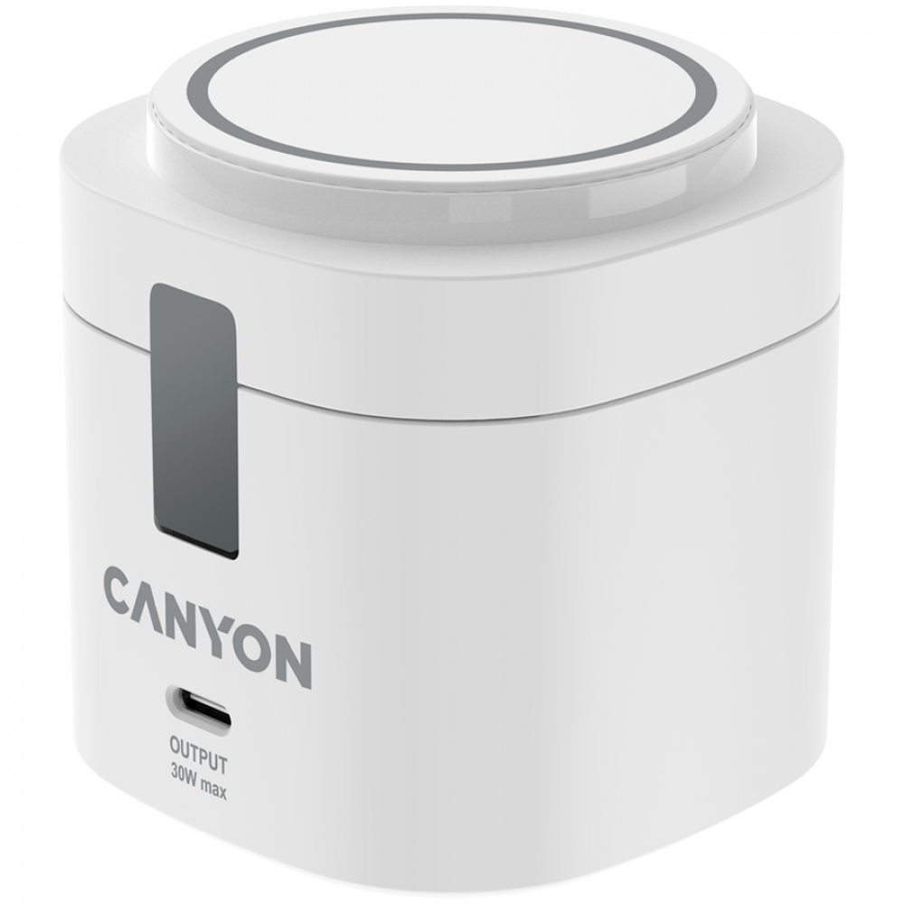 Canyon OnCharge 405 4-in-1 30W Charging Station + 65W USB-C Adapter White