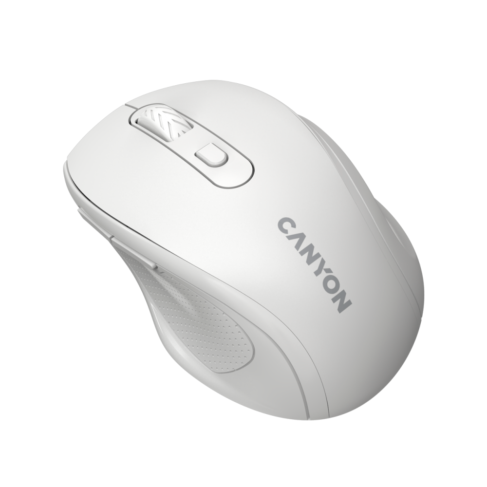 Drahtlose Maus 2.4GHz 1600 DPI Canyon 20 weiß