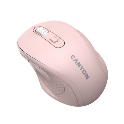 Mysz bezprzewodowa 2.4GHz 1600 DPI Canyon 20 różowa
