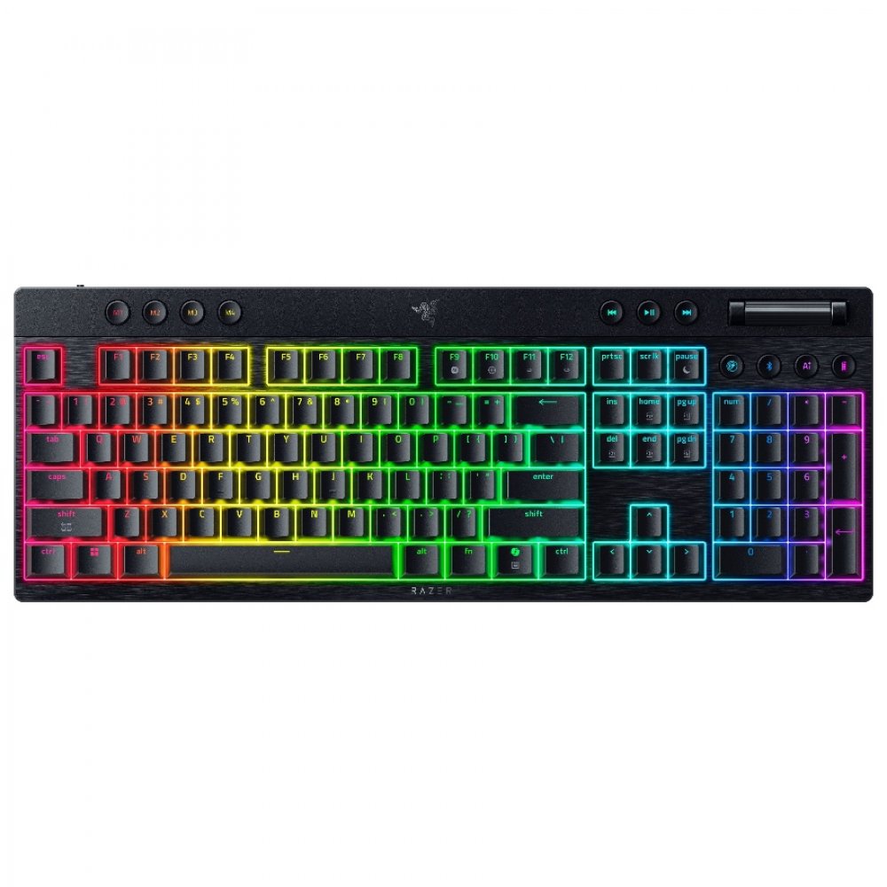 Razer BlackWidow V4 Low profile HyperSpeed Orange Switch US Gaming Keyboard