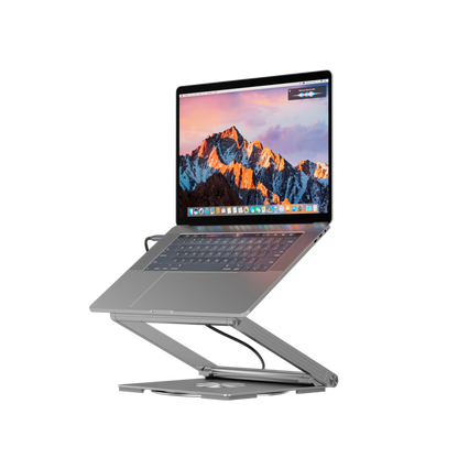 Laptopständer mit USB-C-Hub, HDMI, RJ45, PD Canyon OnStand 2 Grau