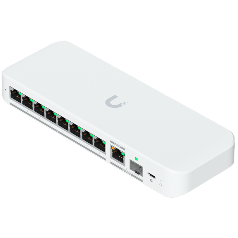 UBIQUITI UniFi Switch Flex, 8 Ports, Outdoor, Weiß