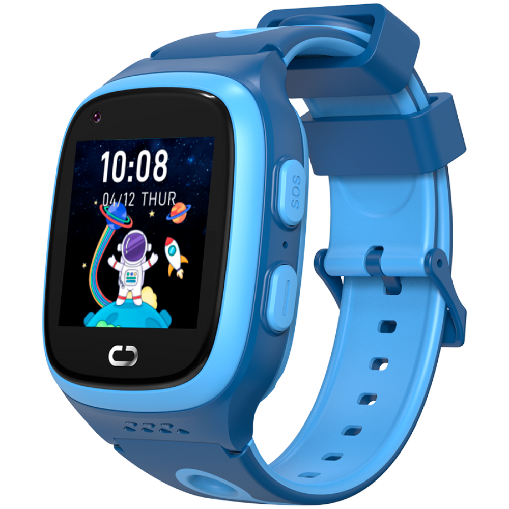 Smartwatch für Kinder 4G eSIM GPS WiFi Canyon ZEFYR KW-49 blau