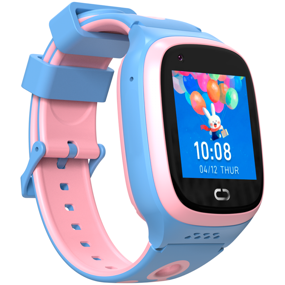 4G eSIM GPS WiFi Canyon ZEFYR KW-49 Blue-Pink Smartwatch for Kids