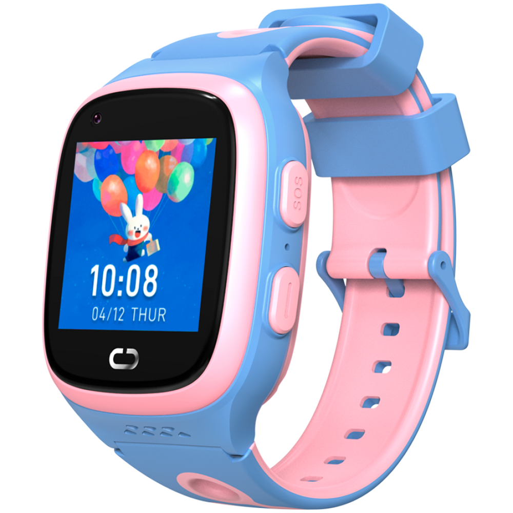 4G eSIM GPS WiFi Canyon ZEFYR KW-49 Blue-Pink Smartwatch for Kids
