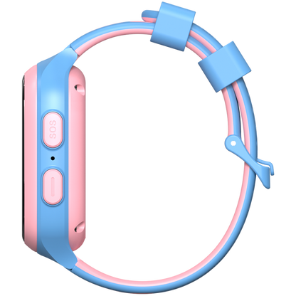 4G eSIM GPS WiFi Canyon ZEFYR KW-49 Blue-Pink Smartwatch for Kids