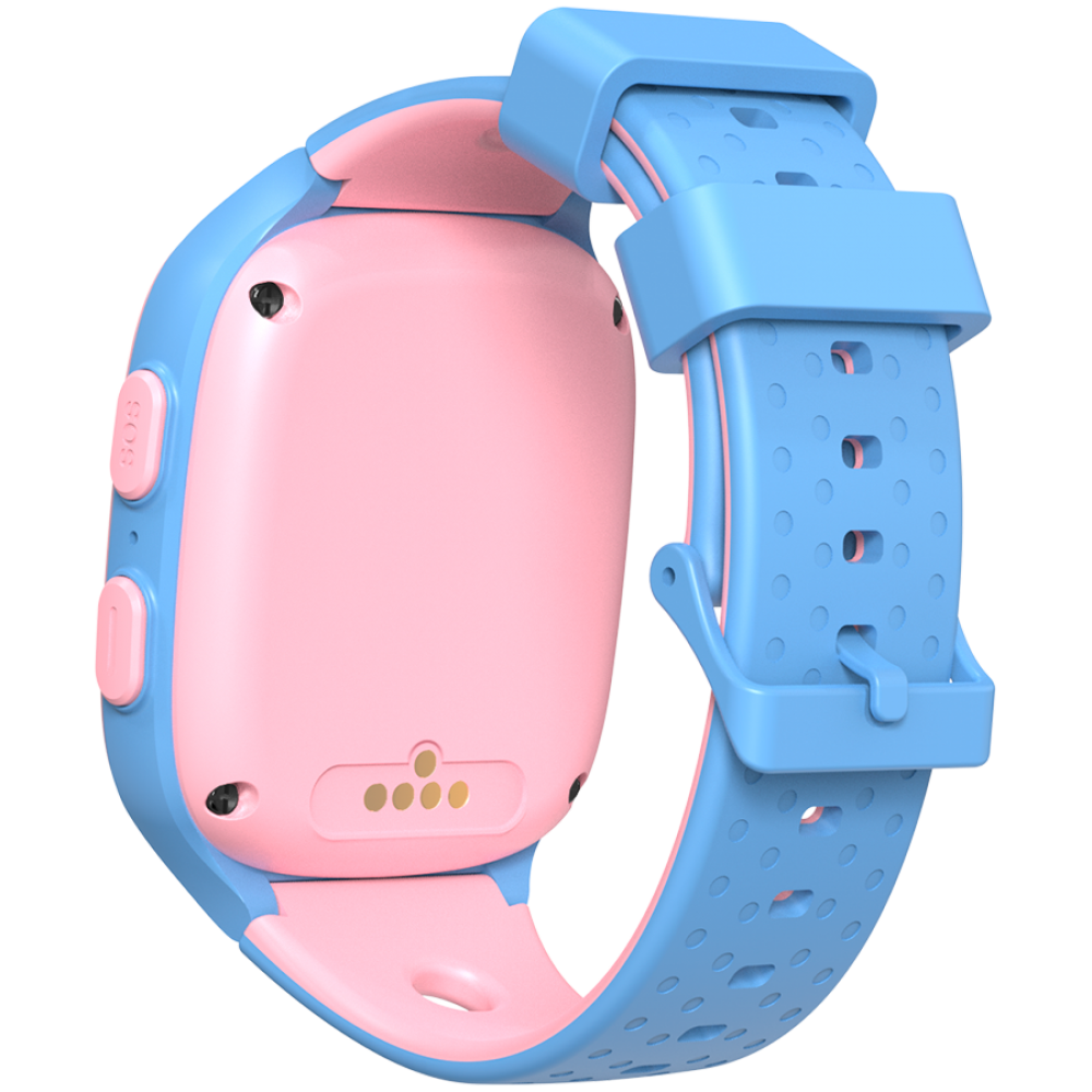 4G eSIM GPS WiFi Canyon ZEFYR KW-49 Blue-Pink Smartwatch for Kids
