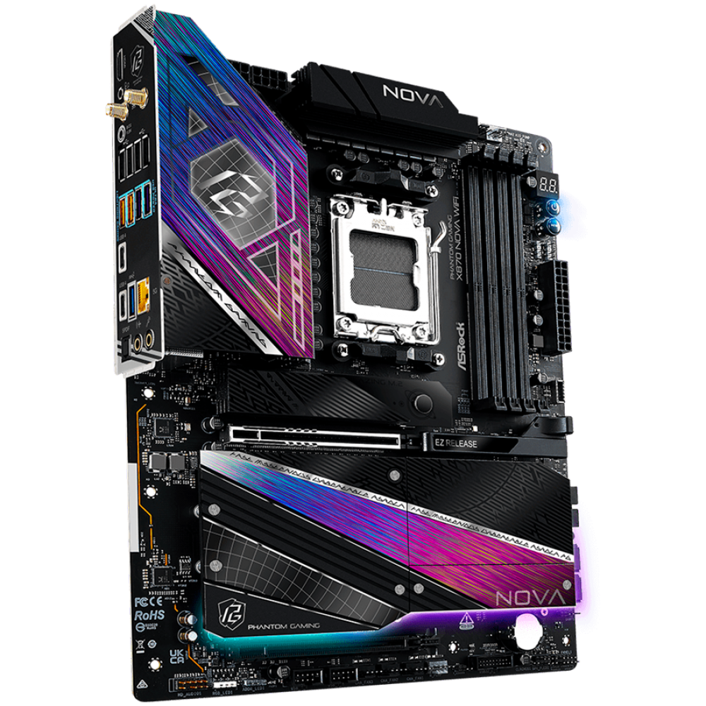 Motherboard ASROCK X870 Nova WiFi Socket AM5 ATX