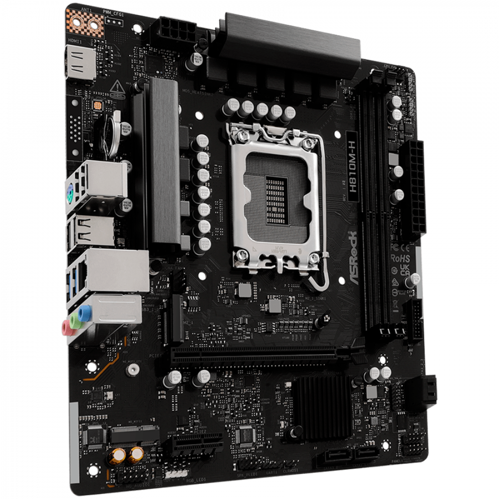 ASROCK H810M H Mikro-ATX DDR5 128 GB Motherboard
