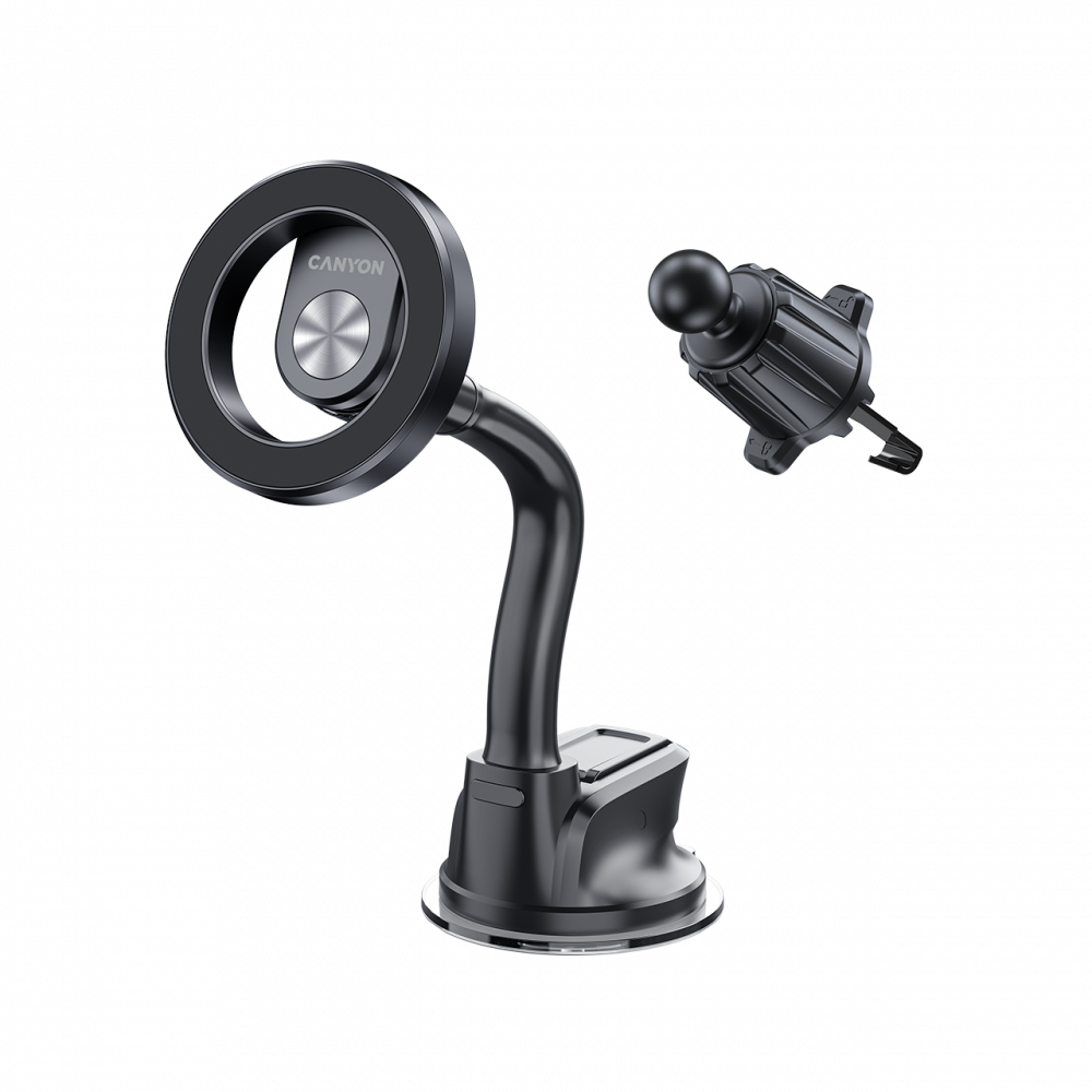 CANYON OnGrip 12 Magnetic Car Mount for Suction Cup and Vent
