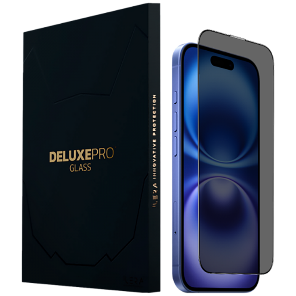 iLera DeLuxe Incognito Blickschutz-Displayschutzfolie aus gehärtetem Glas für iPhone